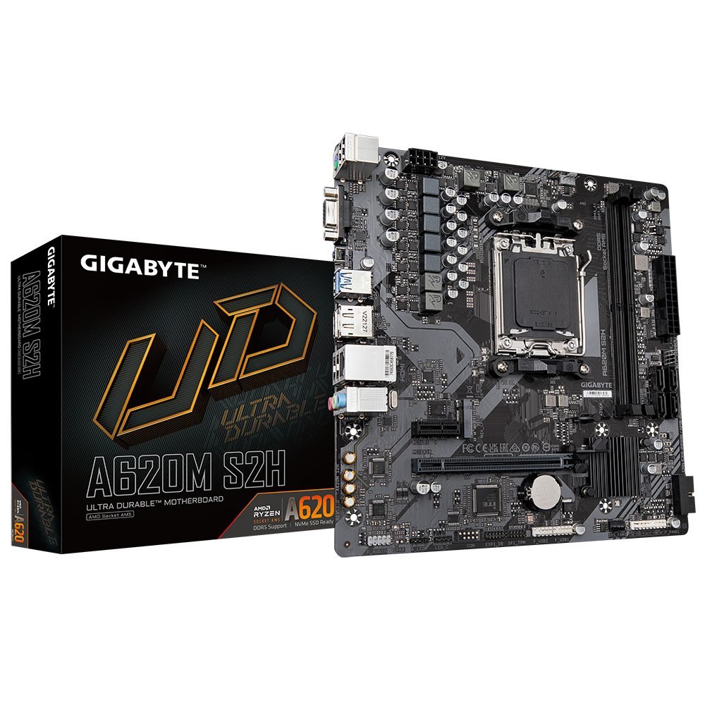 Gigabyte Technology A620M S2H AM5 LGA 1718 AMD