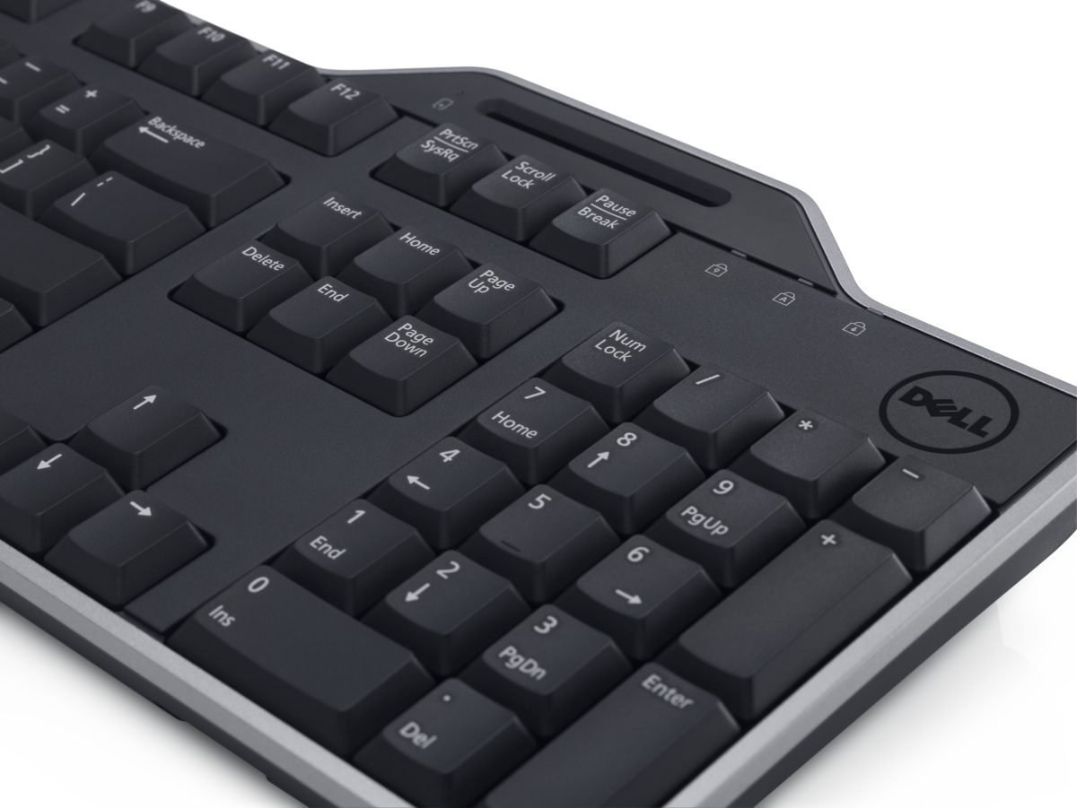 Dell KB813 Smart Card USB Keyboard KB813-BK-US
