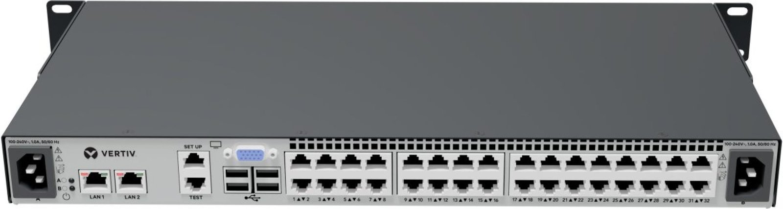 Vertiv KVM-over-IP Switch 32Port 2 MPU2-2032DAC-400