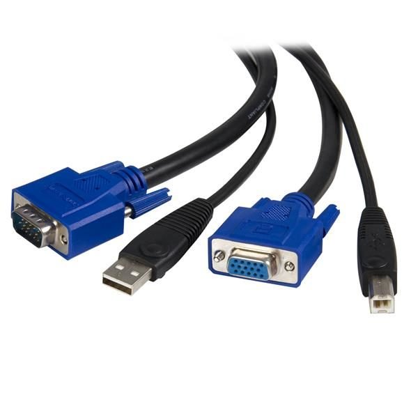 Startech.com 10' 2 in 1 USB KVM Cable SVUSB2N1_10