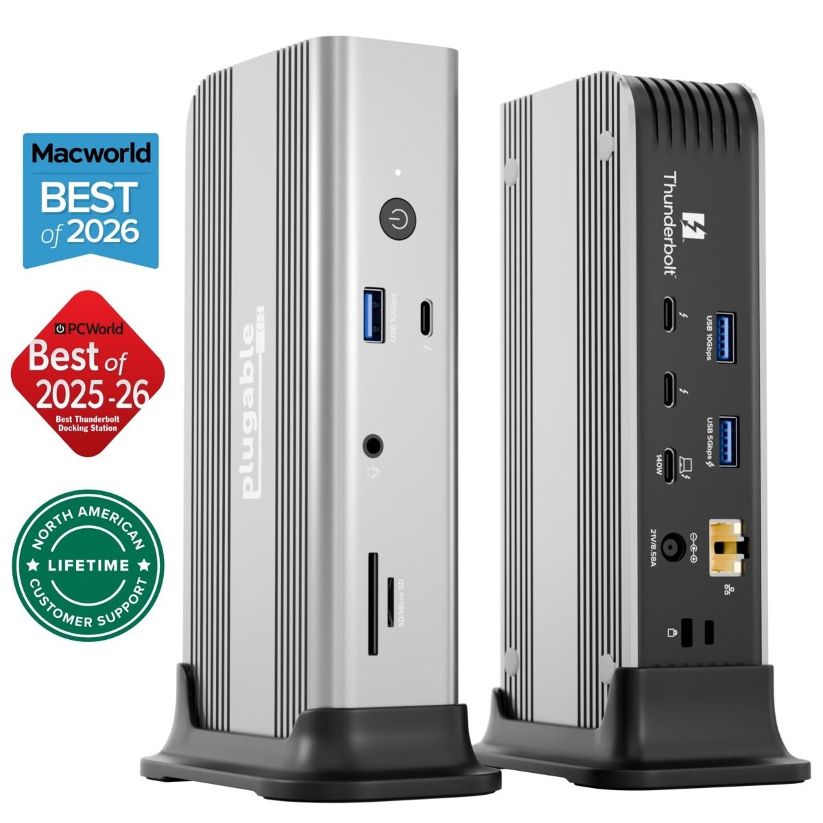 Plugable Technologies 11 1 TB5 Dock Station TBT-UDT3