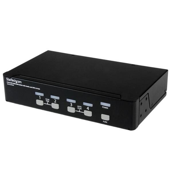 Startech.com 4 Port DVI USB KVM Switch TAA SV431DVIUA
