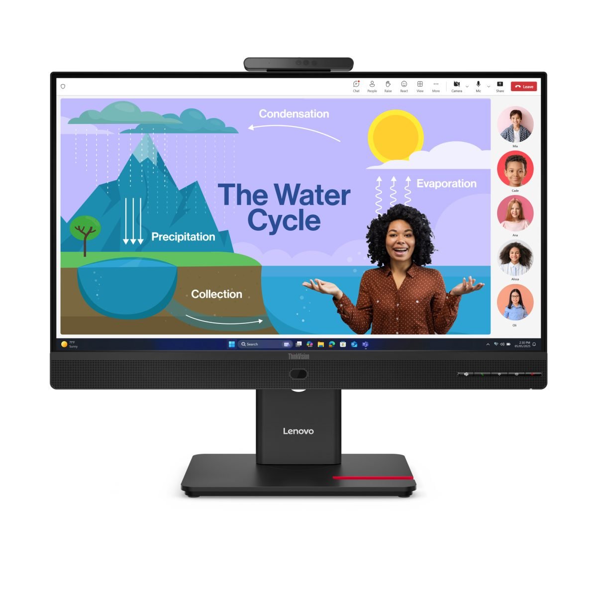 Lenovo T24D4v 23.8" Monitor HDMI 64B7UAR1US