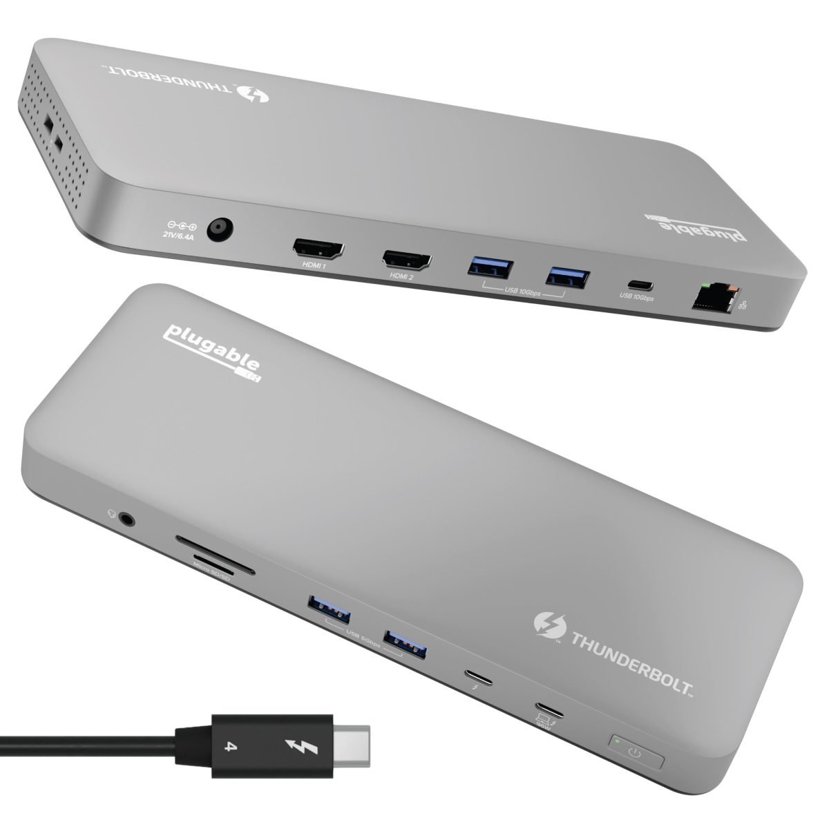 Plugable Technologies TBT4 USB4 Docking Station TBT-UDM