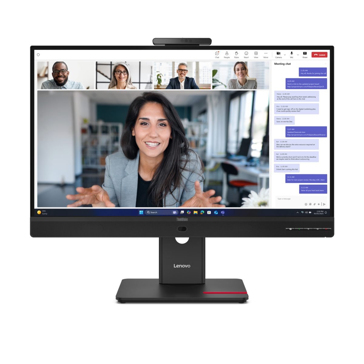 Lenovo T244v 23.8" Mntr HDMI 64B6MAR1UZ