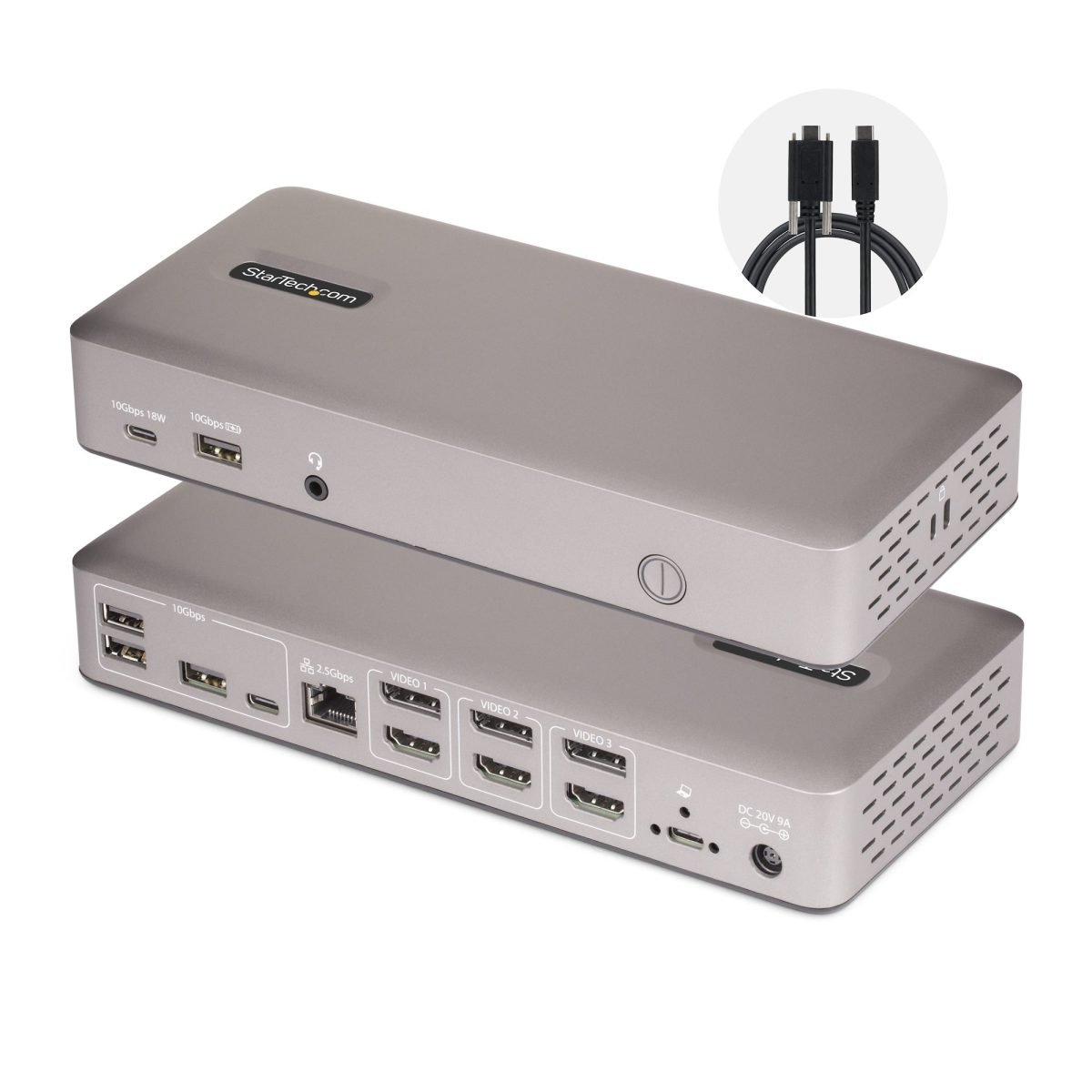 Startech.com 3x Monitor USB4 Dock, 100W PD 150N-USB4DOCK-TRIPLE
