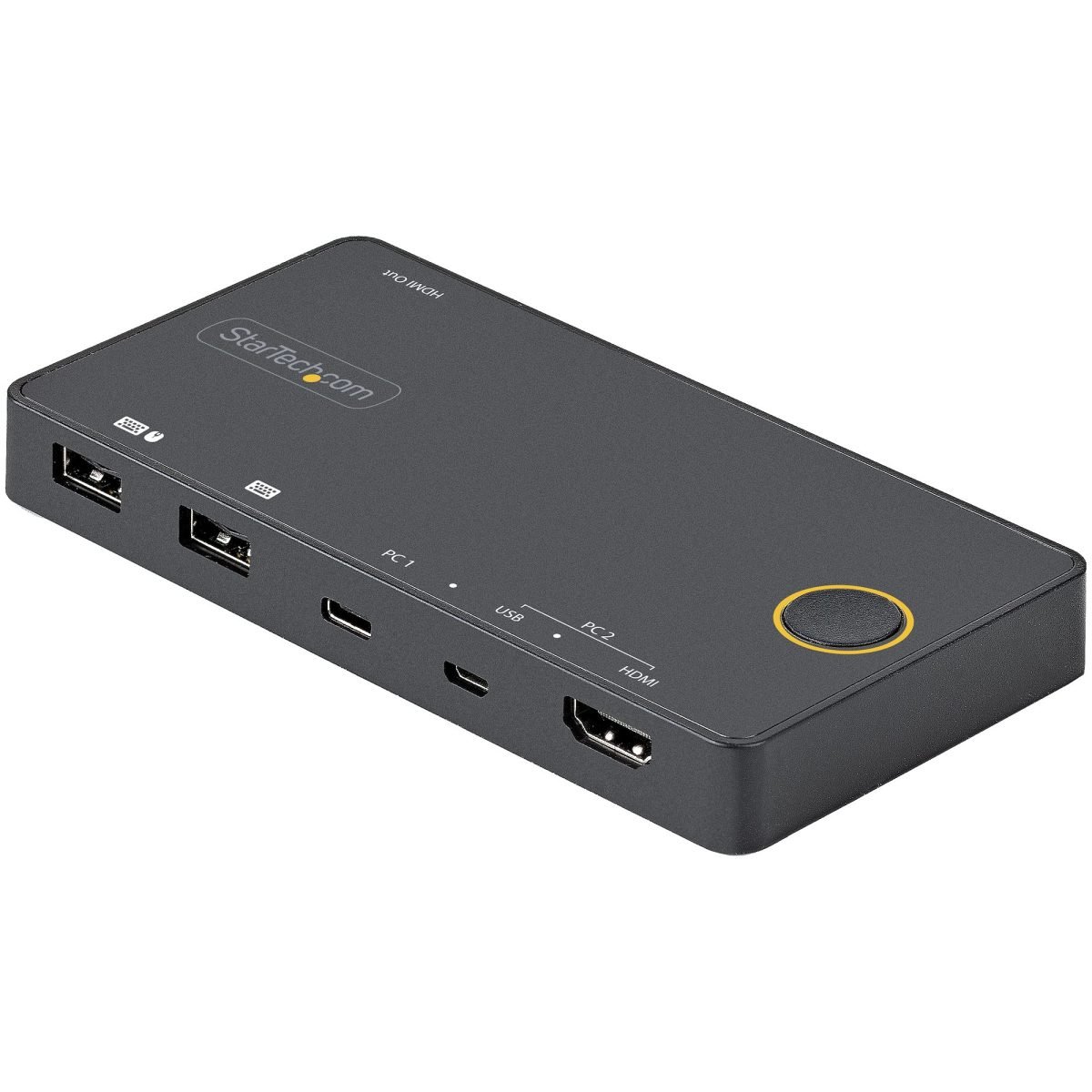 Startech.com 2 Port Hybrid USB C KVM Switch SV221HUC4K