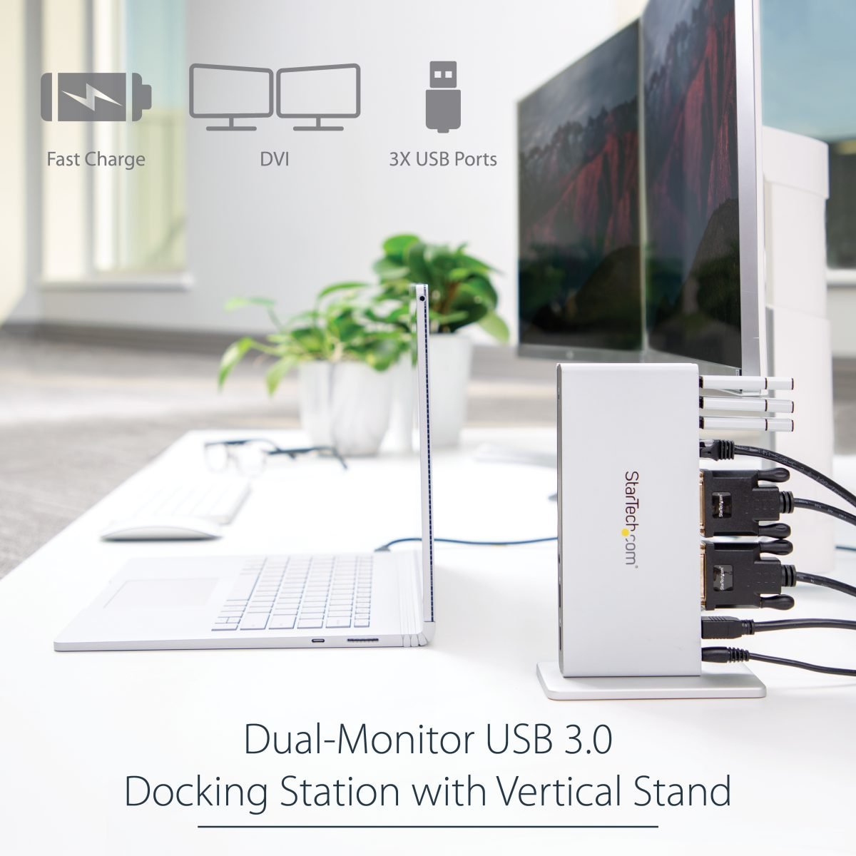 Startech.com USB 3.0 Laptop Docking Station USB3SDOCKDD