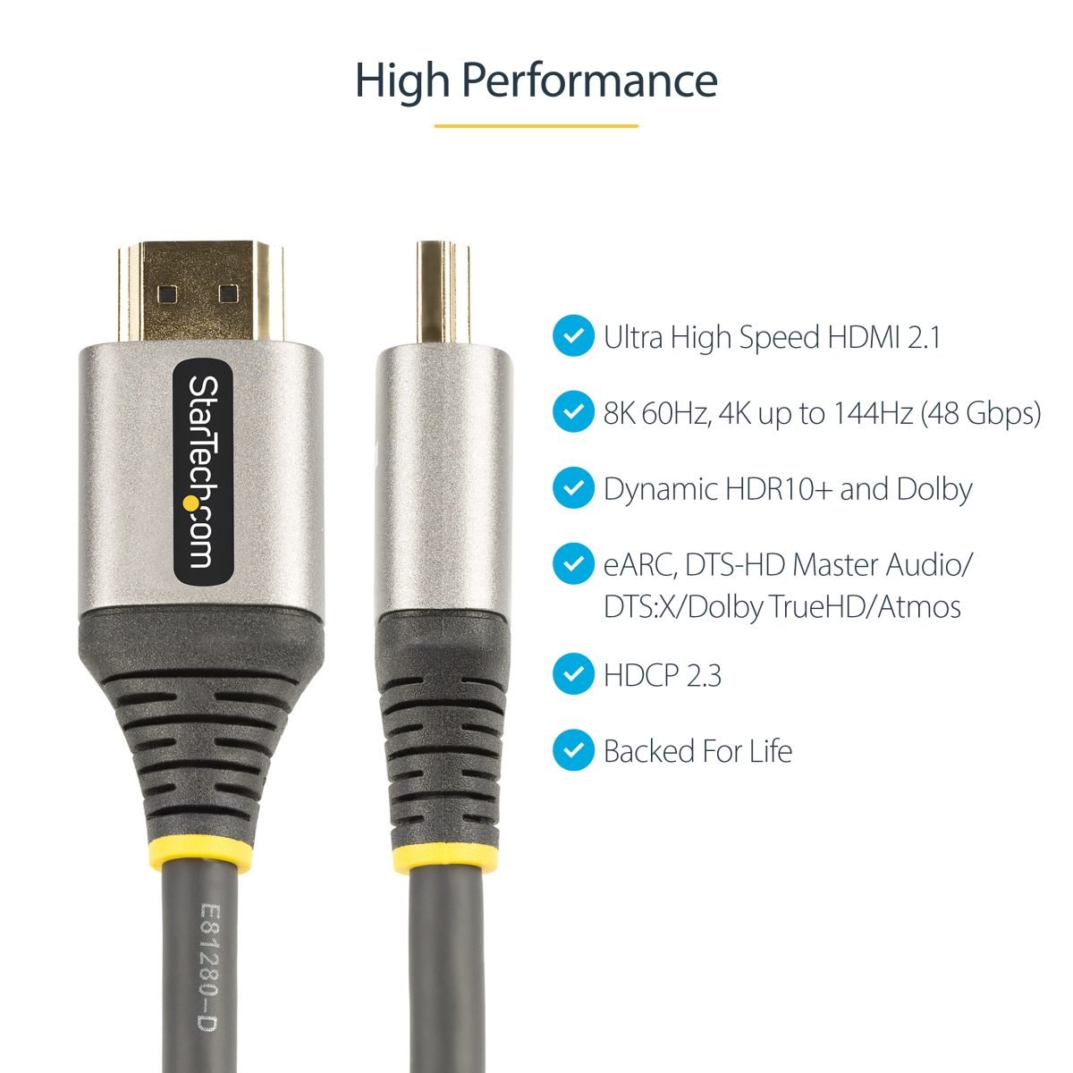 Startech.com 3ft Ultra High Speed HDMI 2.1 HDMM21V1M