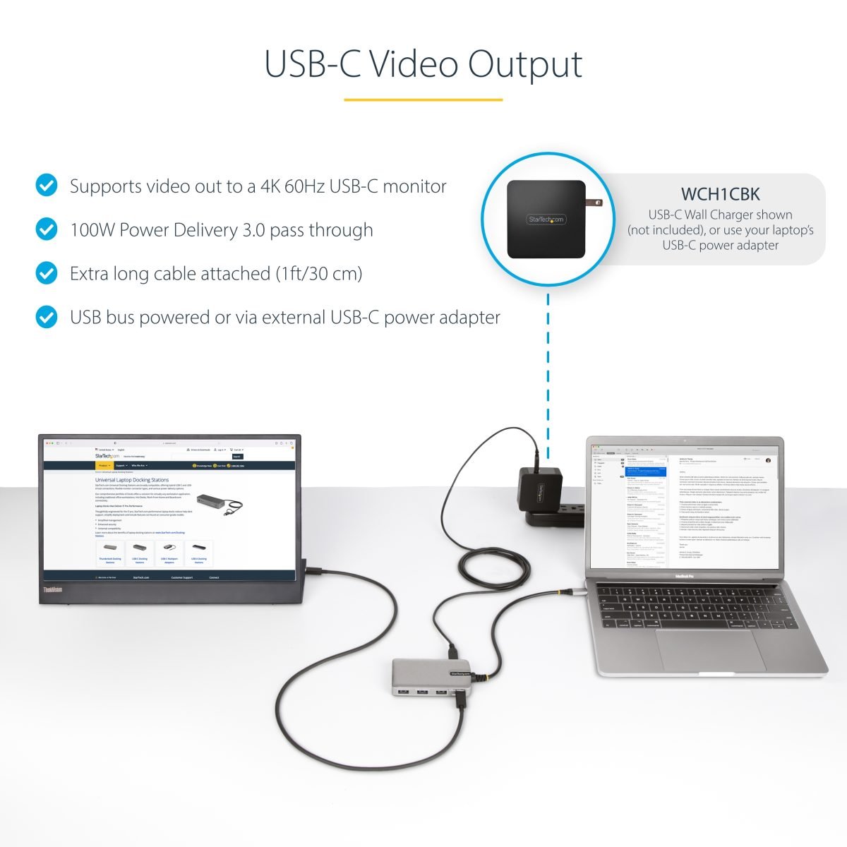 Startech.com 4 Port USB C 10Gbps Hub HB31C3A1CDPPD3