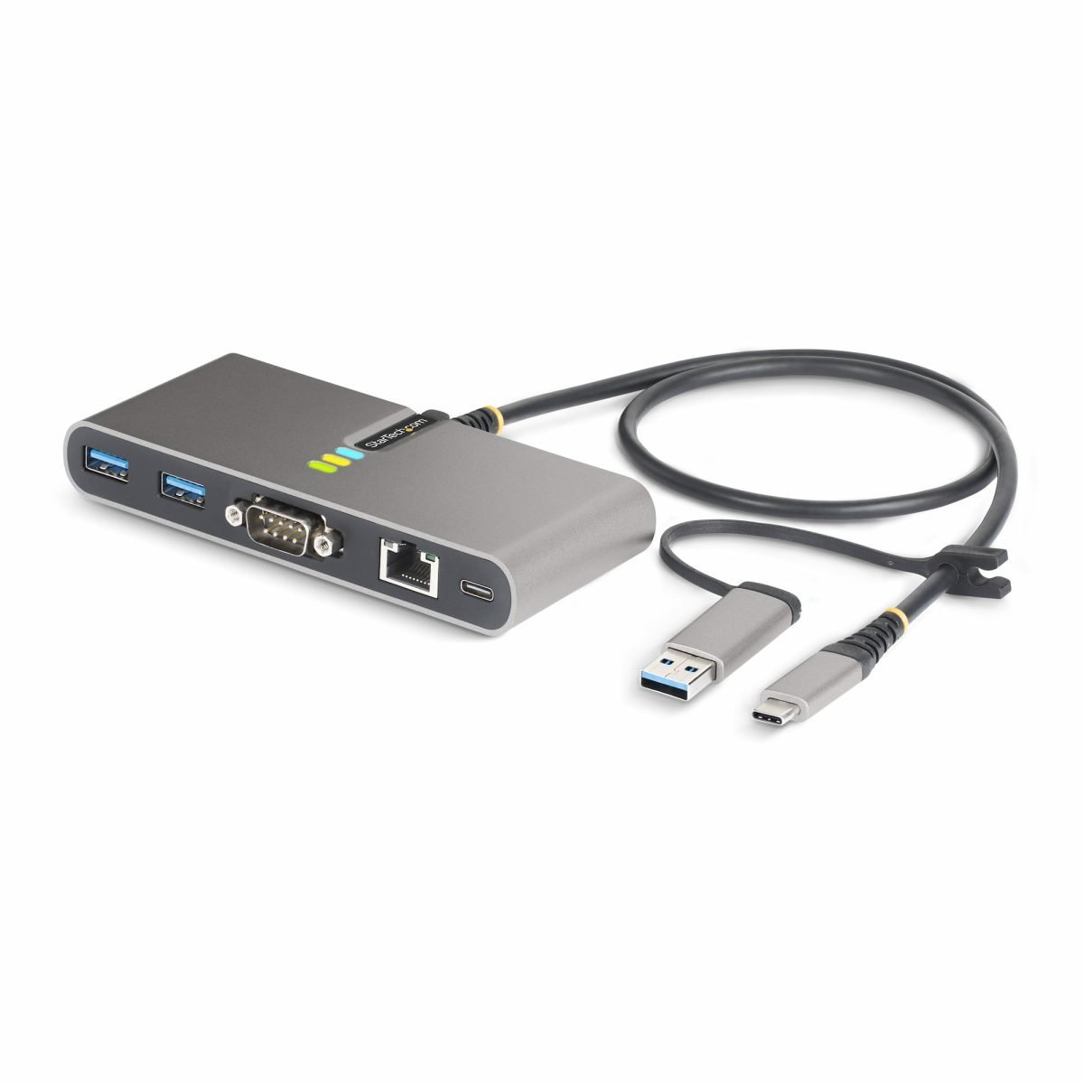 Startech.com USB-C/USB-A Hub - GbE - RS232 5G2A1SGBB-USB-C-HUB