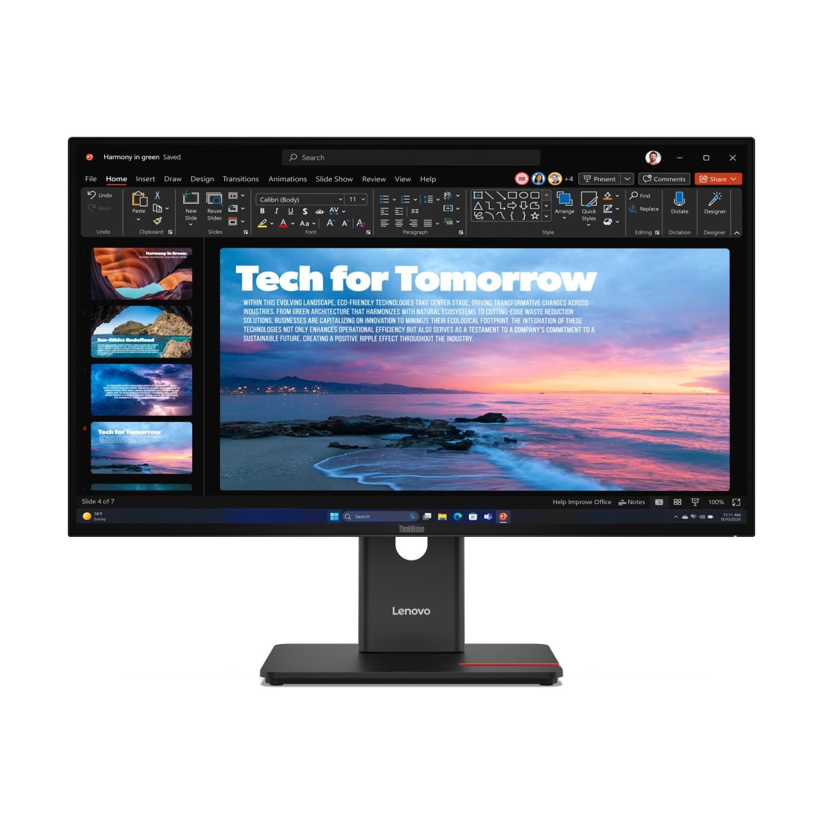Lenovo T27QD40 27" MonitorHDMI CAM 64AAZAR2US