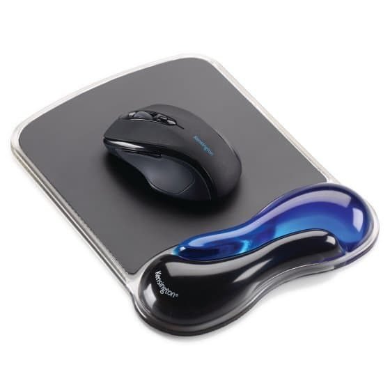 Kensington Duo Gel Wave Mouse Pad Blue K62401AM