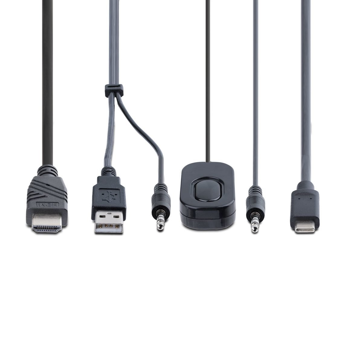 Startech.com 2 Port Hybrid Cable KVM Switch C2-H46-UAC-CBL-KVM