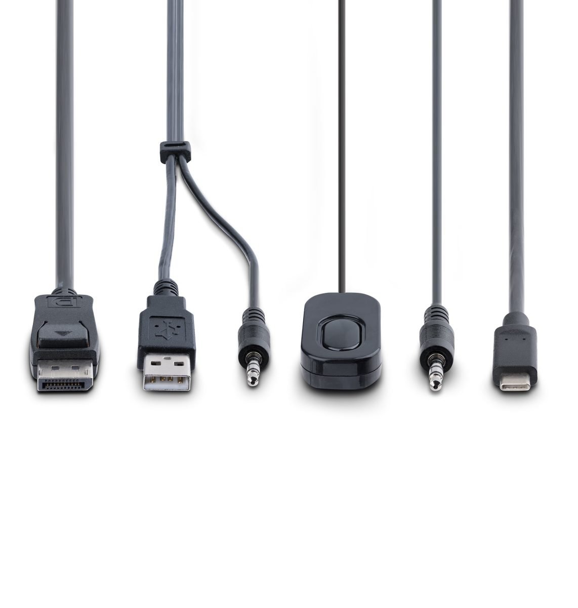 Startech.com 2 Port Hybrid Cable KVM Switch C2-D46-UAC-CBL-KVM