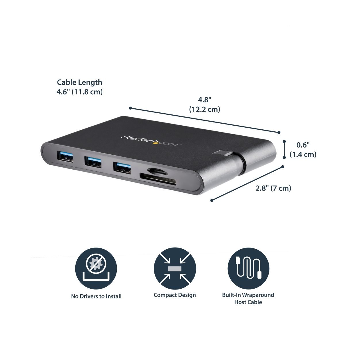 Startech.com USB C Adapter SD DKT30CHVSCPD