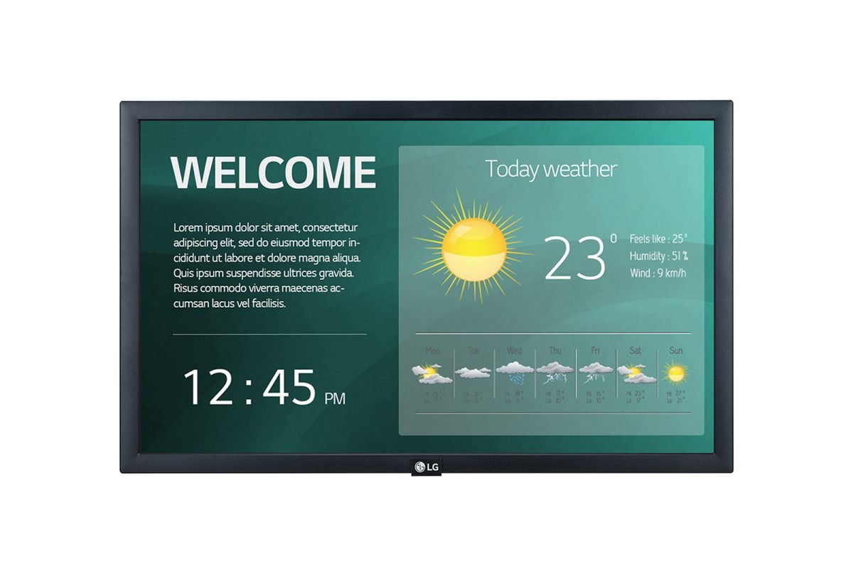 LG 22"IPS Edge 1920 x 1080 Monitr 22SM3G-B