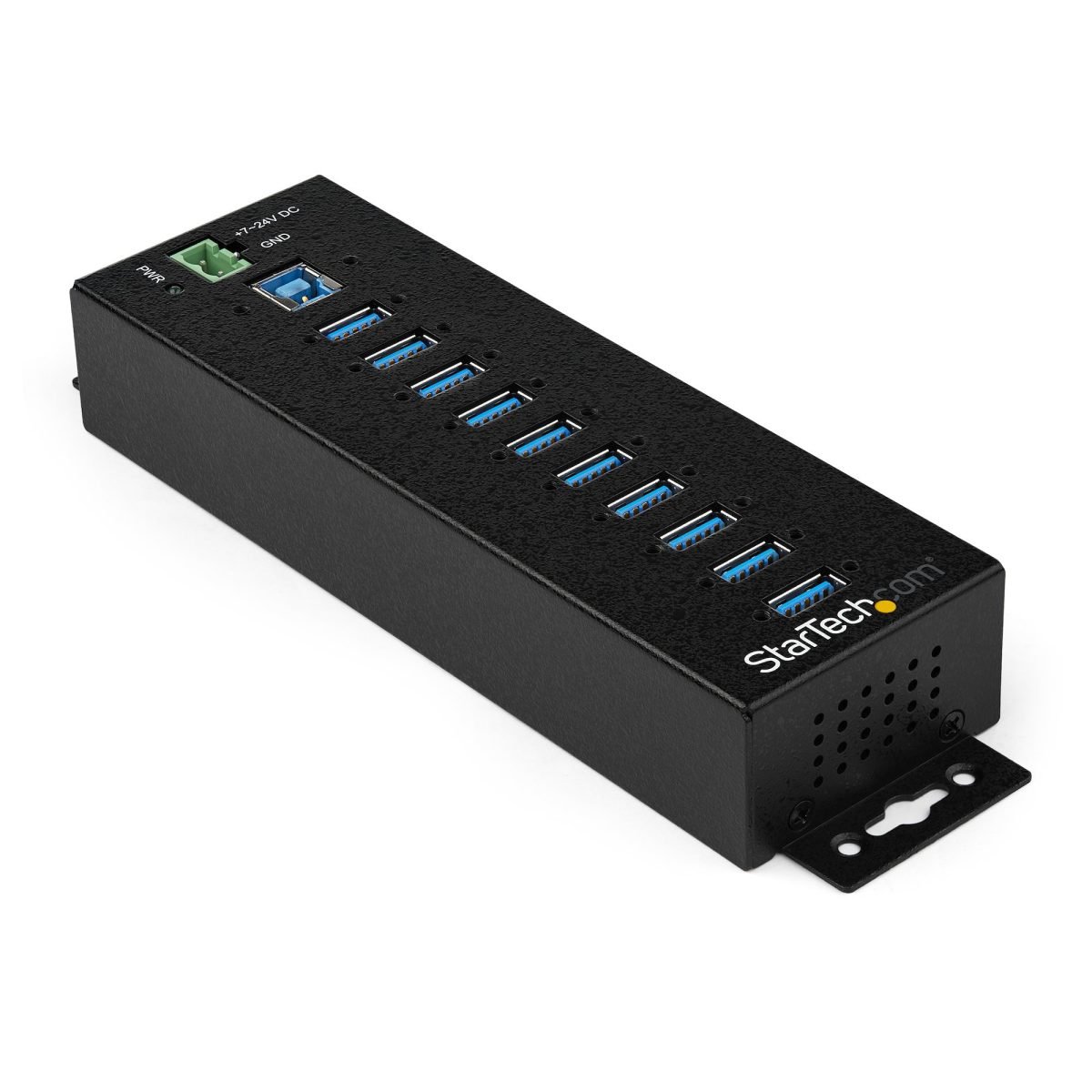 Startech.com 10Pt Ind USB3 Hub Ext PS TAA HB30A10AME
