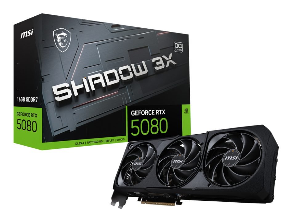 MSI RTX 5080 16G SHADOW 3X OC G5080-16S3C