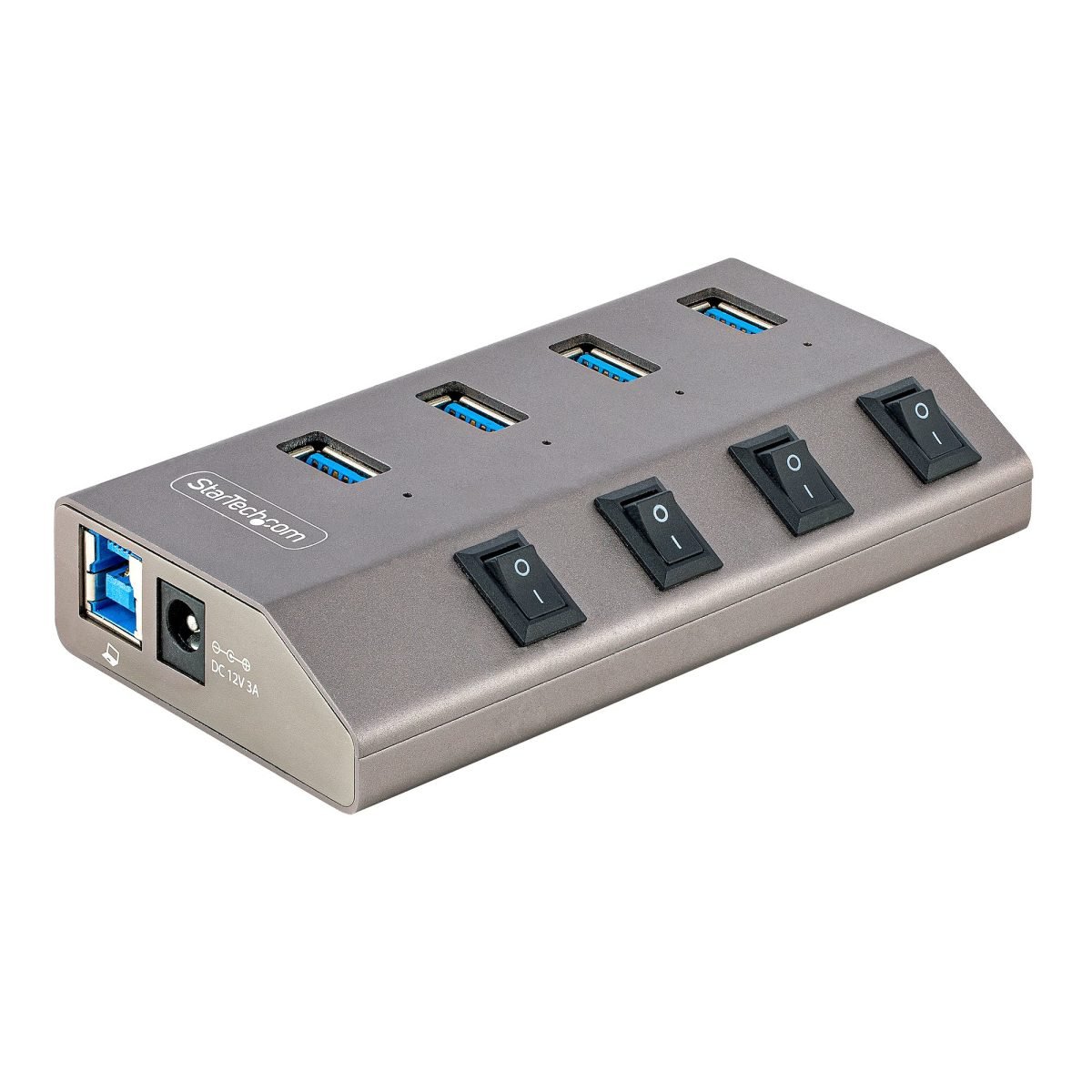 Startech.com 4-pt USB Hub w/On/Off Switches 5G4AIBS-USB-HUB-NA