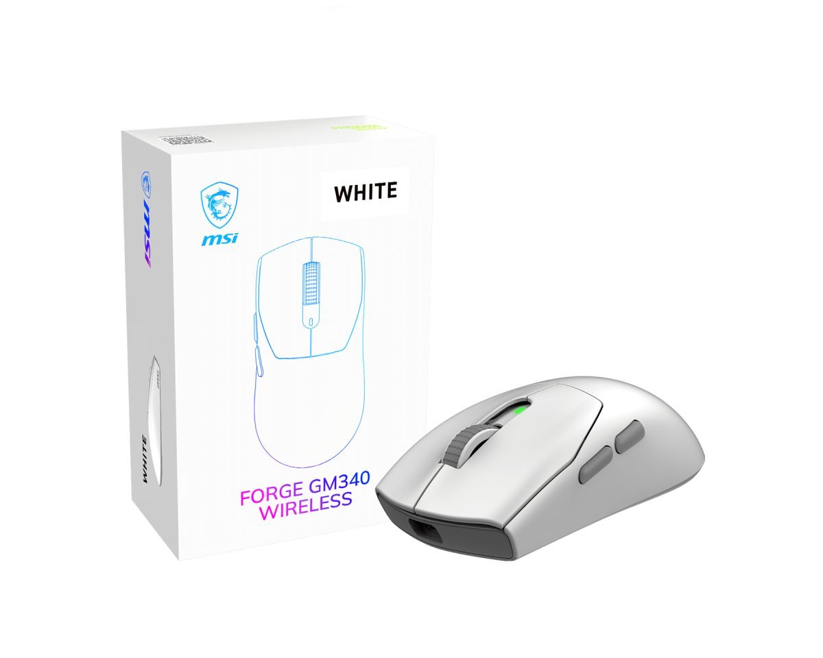 MSI FORGE GM340 WIRELESS WHITE