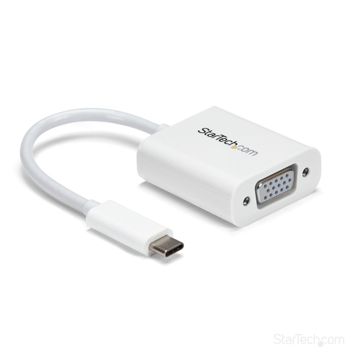 Startech.com USB C to VGA Adapter White CDP2VGAW