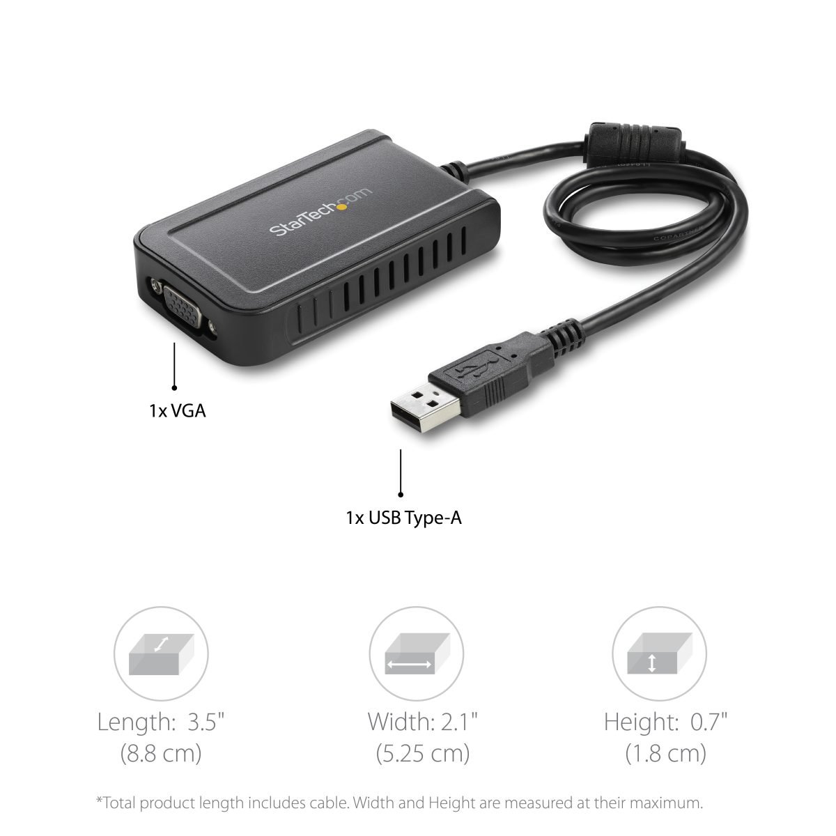 Startech.com USB to VGA Ext Video Card TAA USB2VGAE3