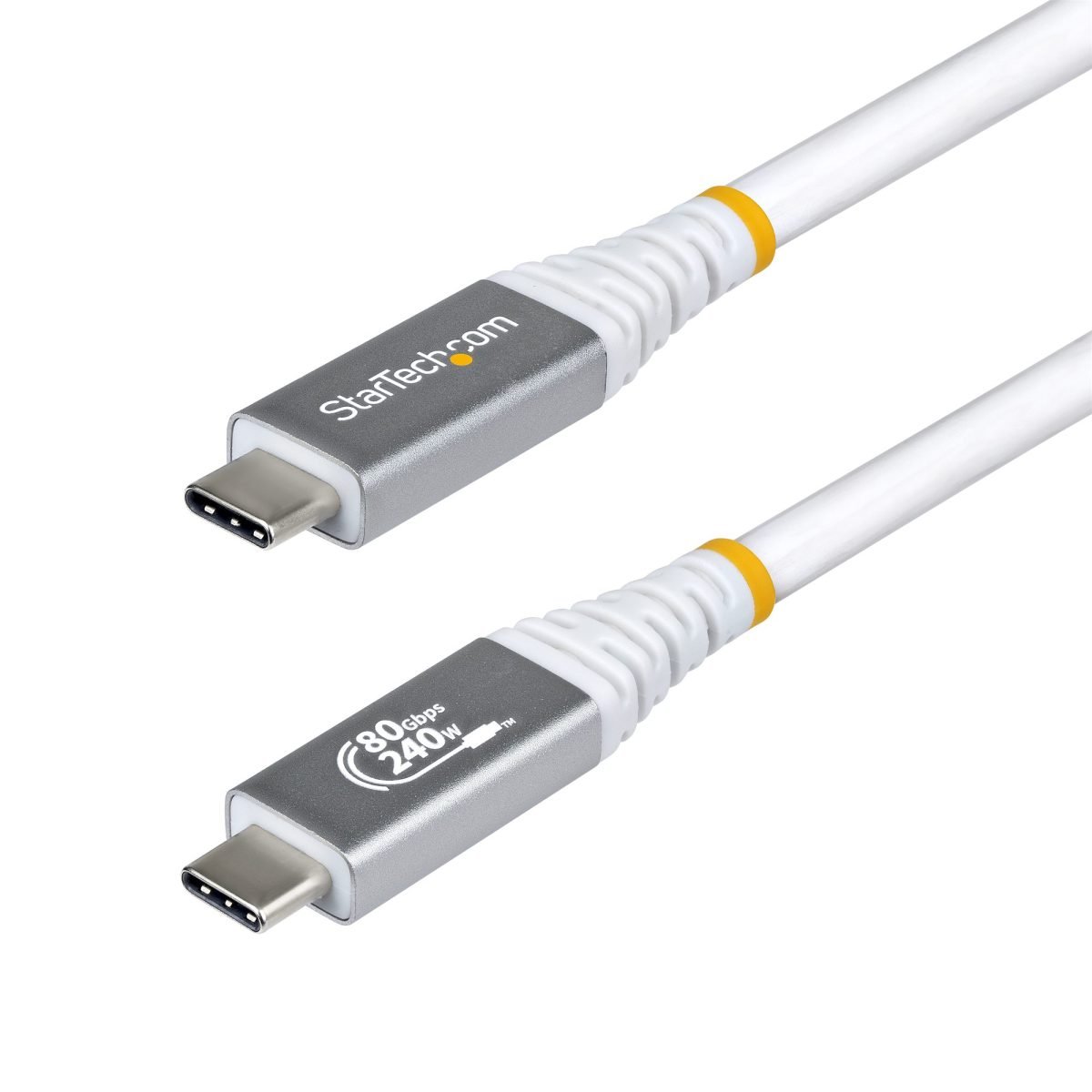 Startech.com 3ft USB4 Cable, USB-C 80Gbps CC3FT80GUSB4CABLEW