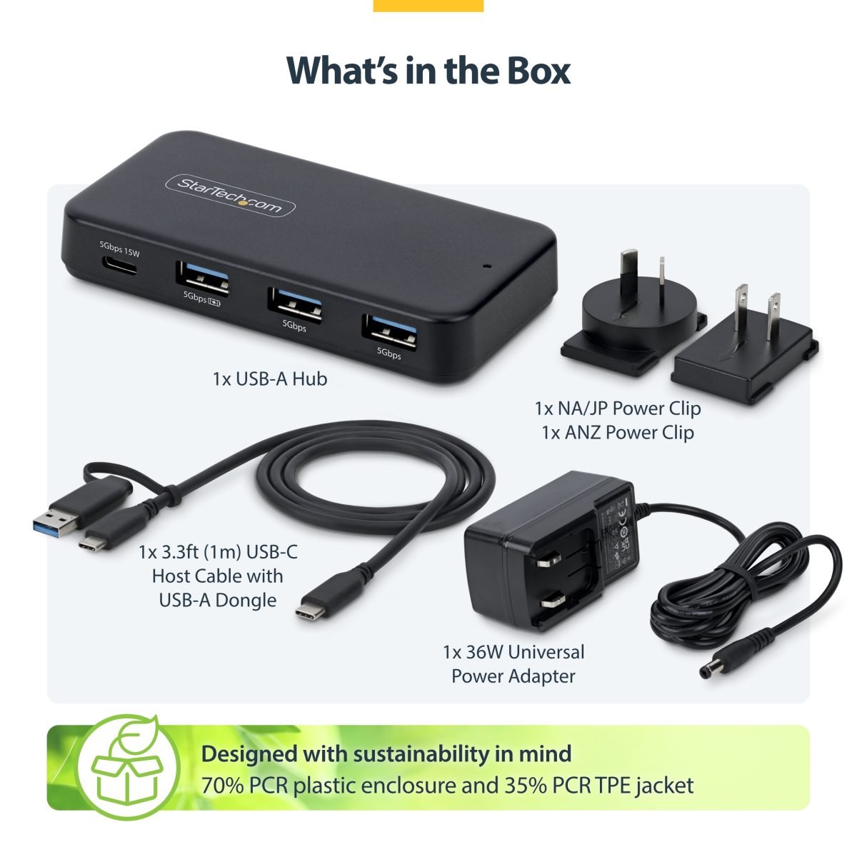 Startech.com 4 Port USB C & A Hub 311NA-USB-HUB