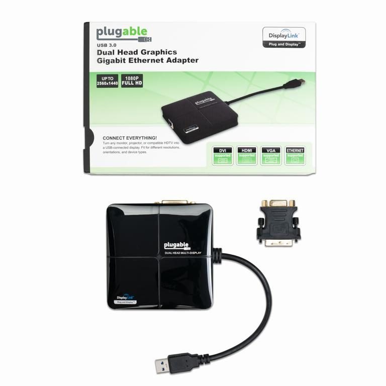 Plugable Technologies USB 3.0 Mini Dock HDMI/DVI/VGA USB3-3900DHE
