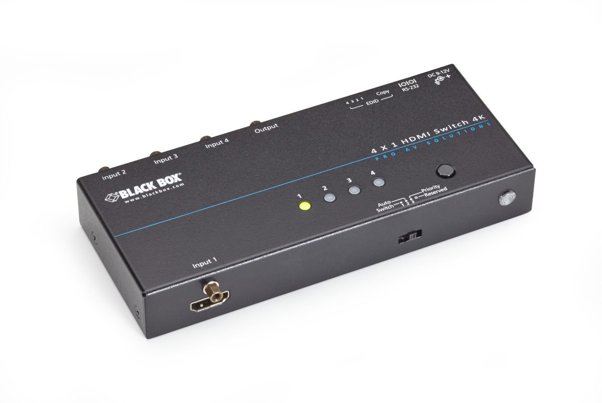 Black Box Corporation 1x4 4K HDMI Splitter VSP-HDMI1X4-4K