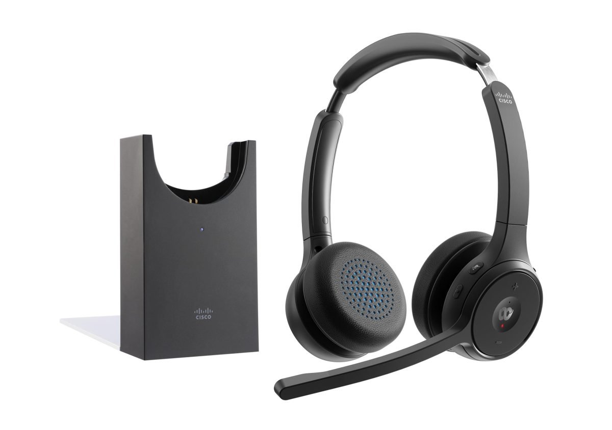 Cisco Systems 722 Wireless Dual On-ear Heads HS-WL-722-BUNA-C