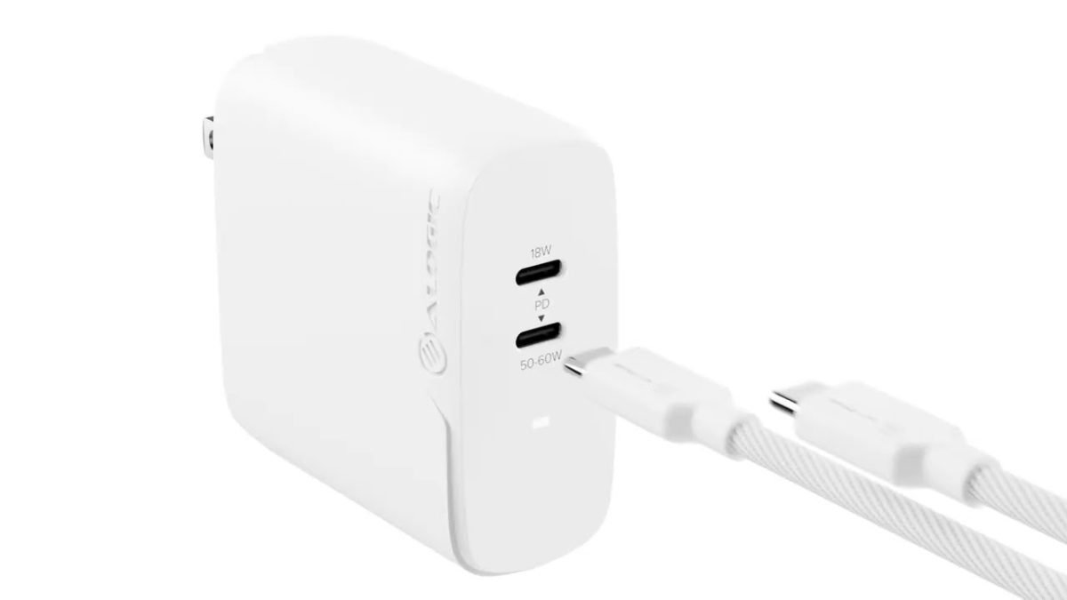 ALOGIC USA 2x68 Rapid Pwr 68W GaN Chrgr WCG2X68SGR-US