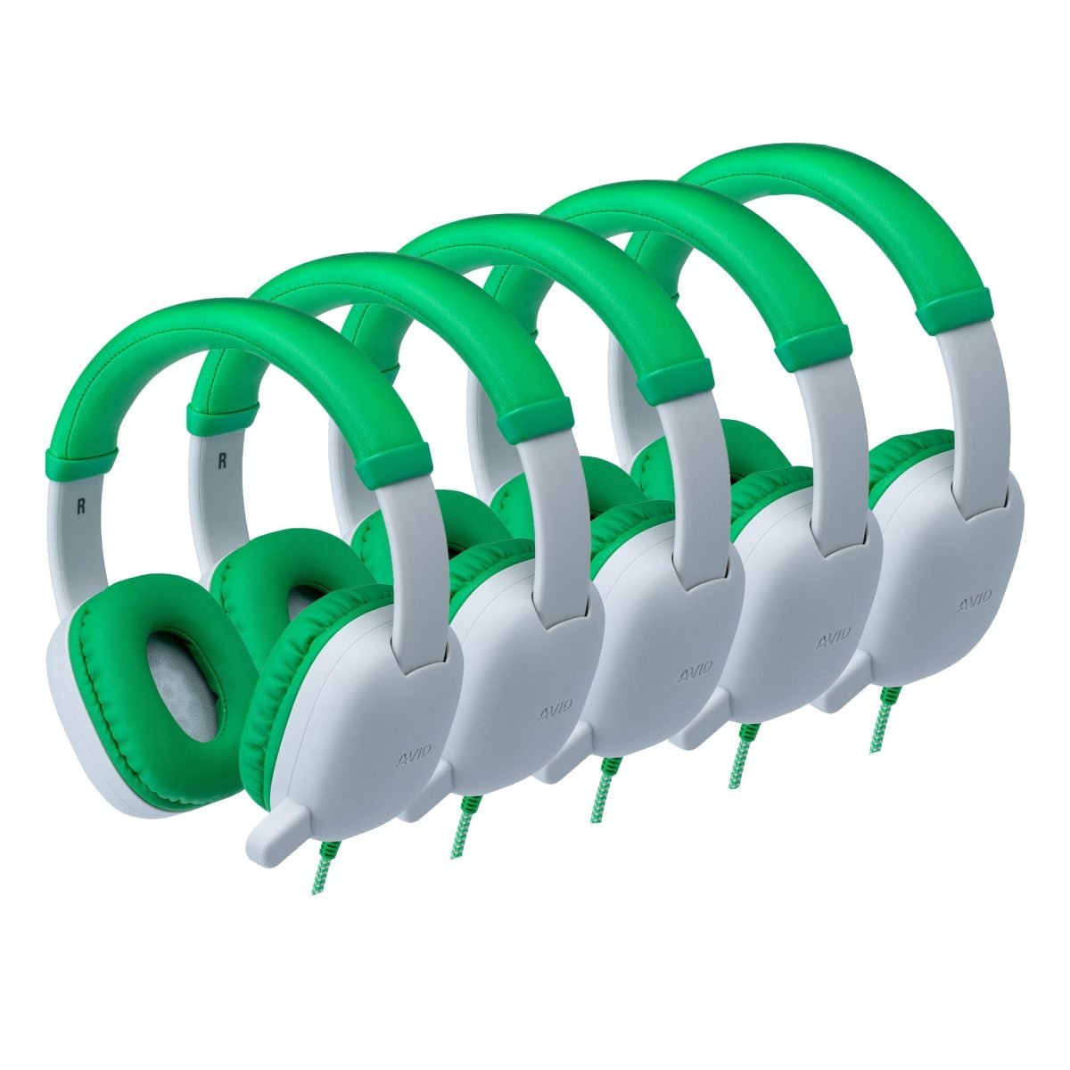 AVID WonderEars Hdst 3.5mm Green AHSP400TRRS-01G