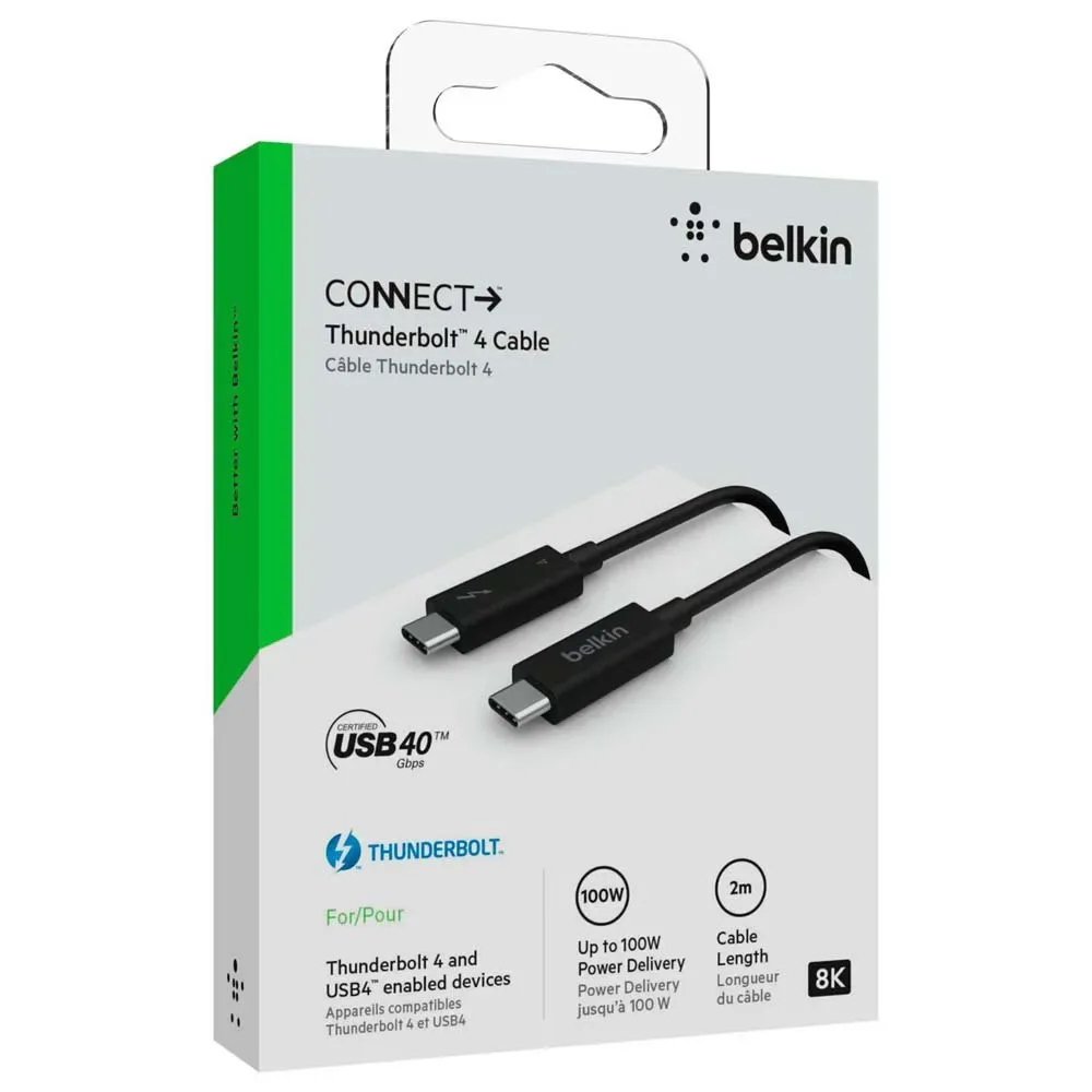 Belkin Thunderbolt 4 Cable 2M INZ002BT2MBK