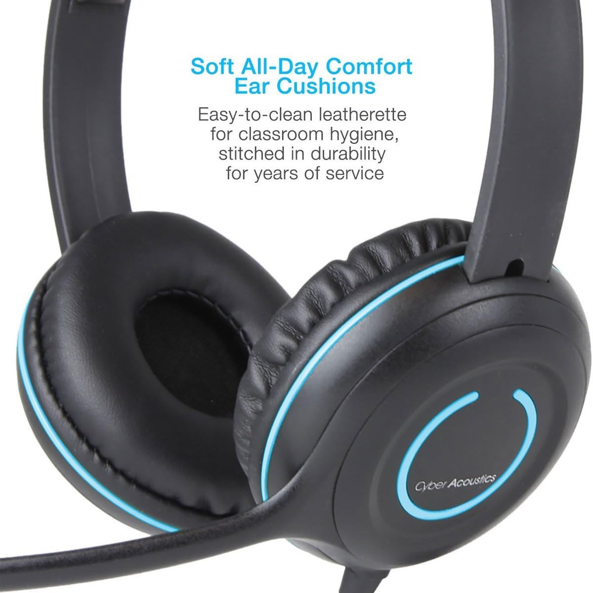 Cyber Acoustics CA USB-C Stereo Headset AC-5014