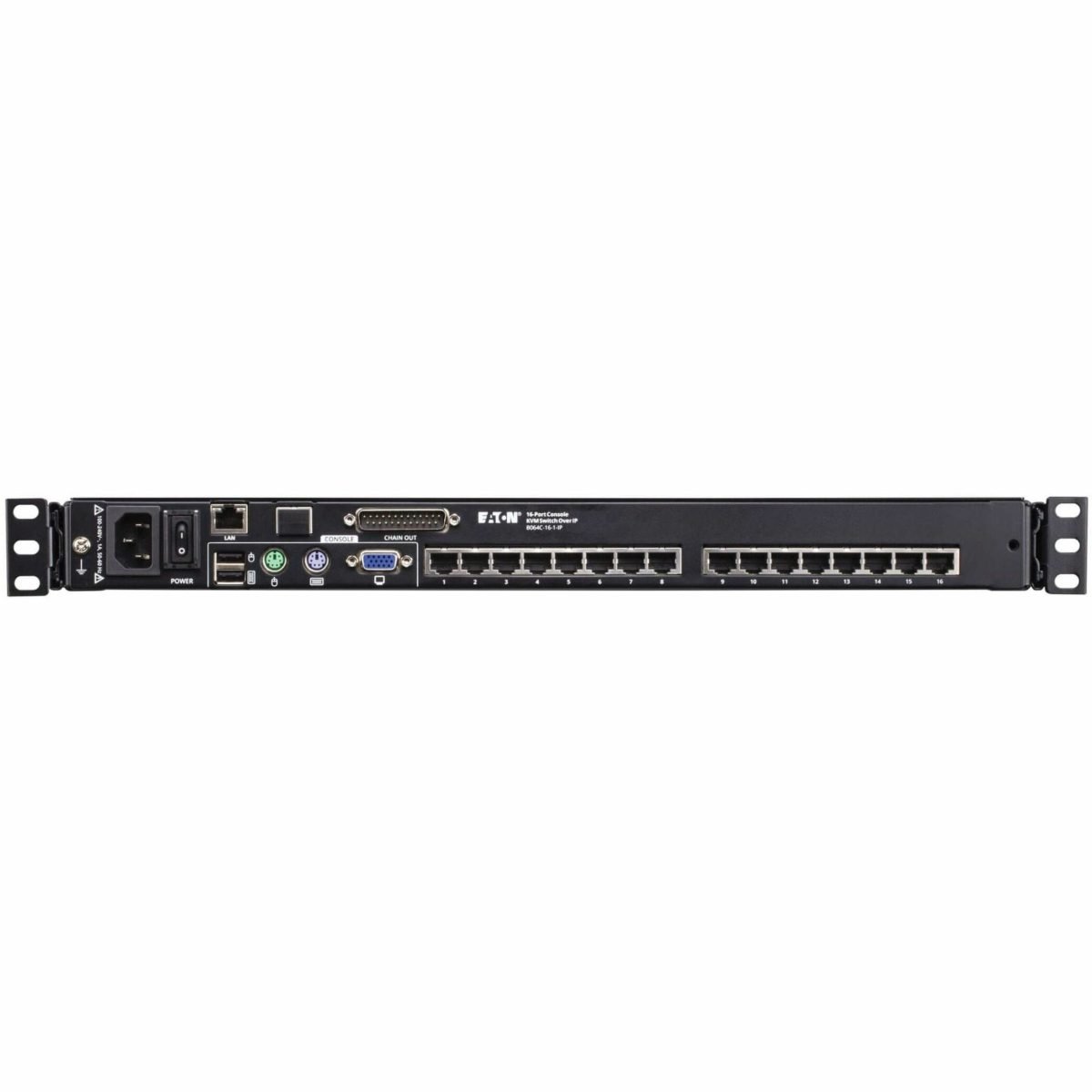 Eaton 16 PORT CAT5 KVM IP SWITCH TAA B064C-16-1X1-IP