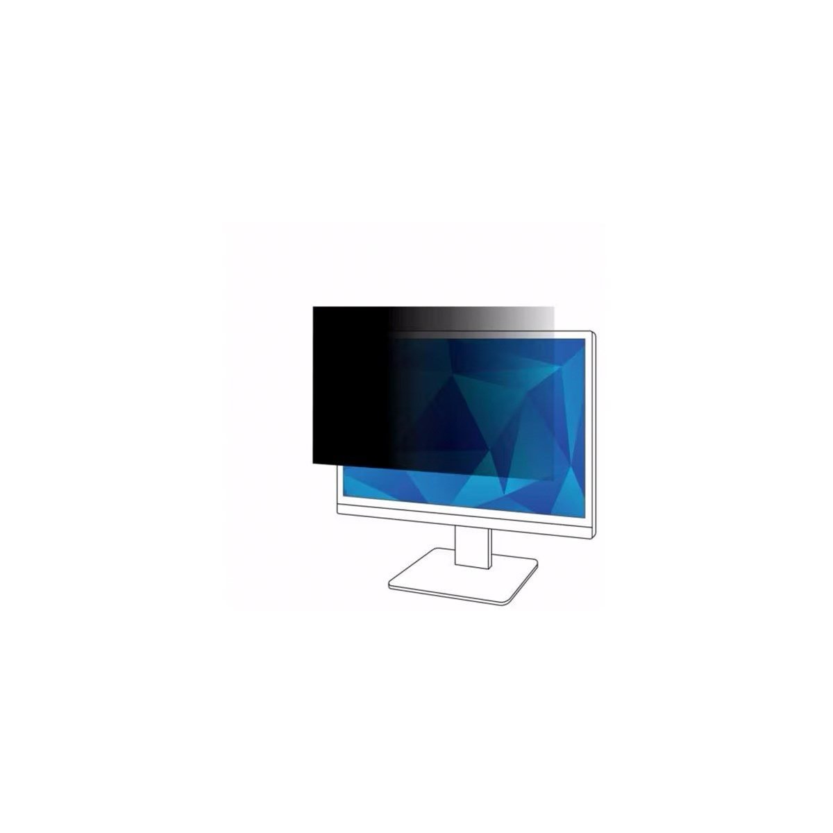 3M Company 17.0" Black Privacy Filter PF170C4B