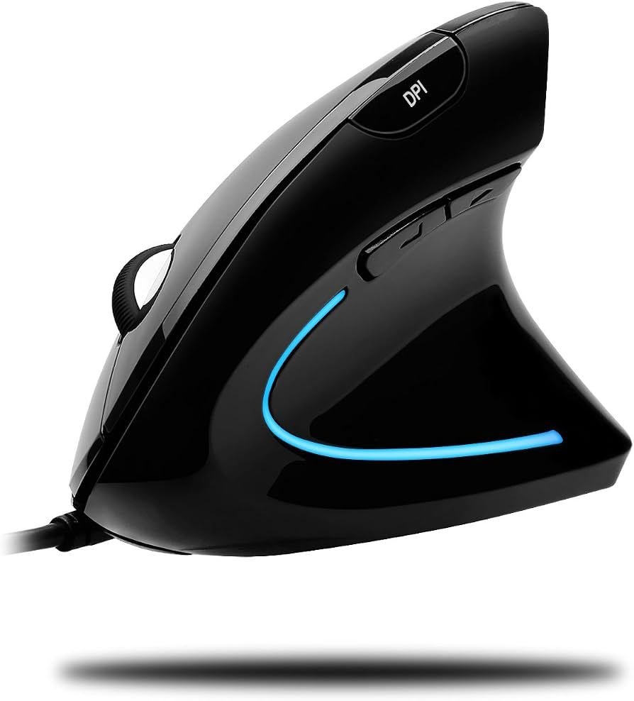 Adesso Vertical Ergonomic 6 BTN Mouse iMouse E1