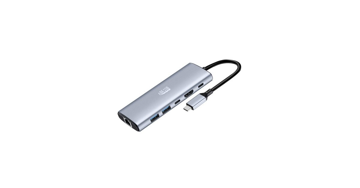 Adesso USB C 6IN1 Docking Station AUH-4035