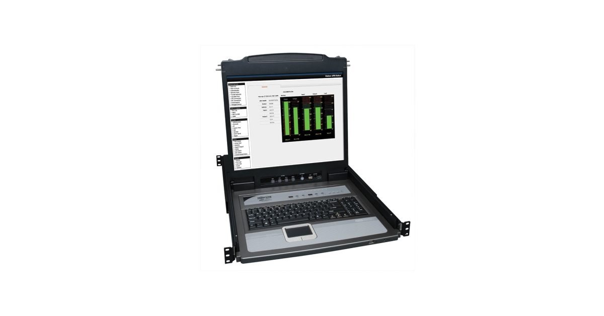 Eaton 8 Port KVM LCD Console B020-U08-19KTAA