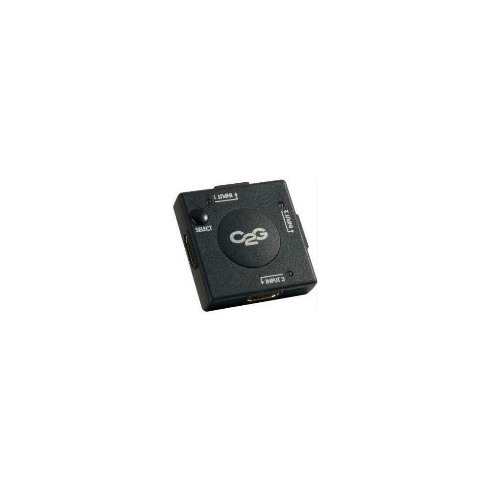 C2G 3 Port Compact HDMI Switch 40734