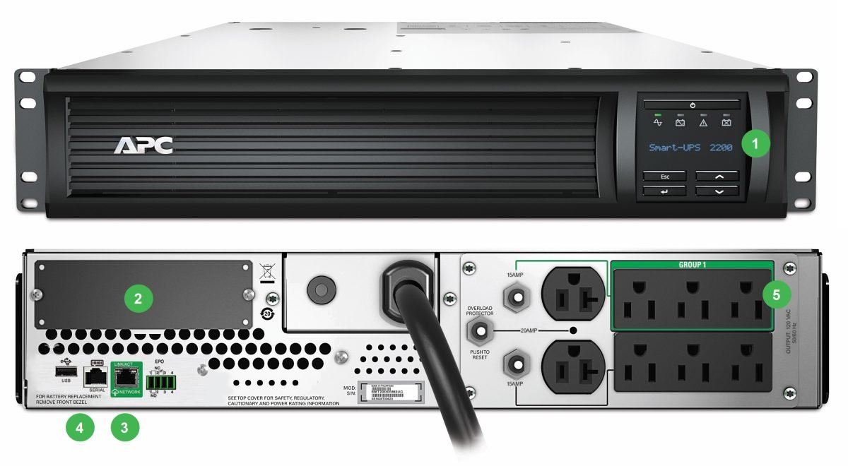 APC by Schneider Electric Smart UPS 2200VA TAA SC SMT2200RM2UCUS