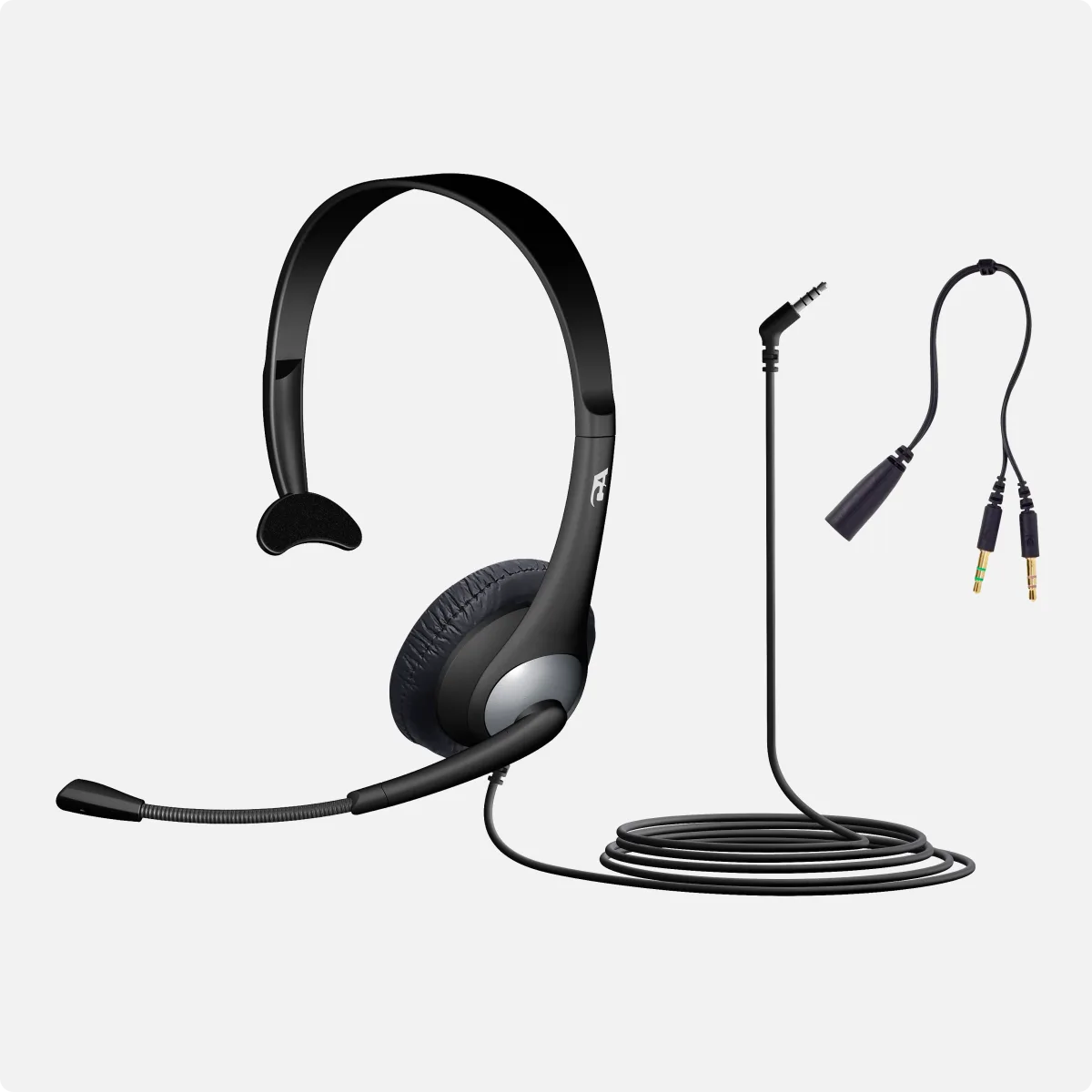 Cyber Acoustics Mono Headset/Mic AC-104