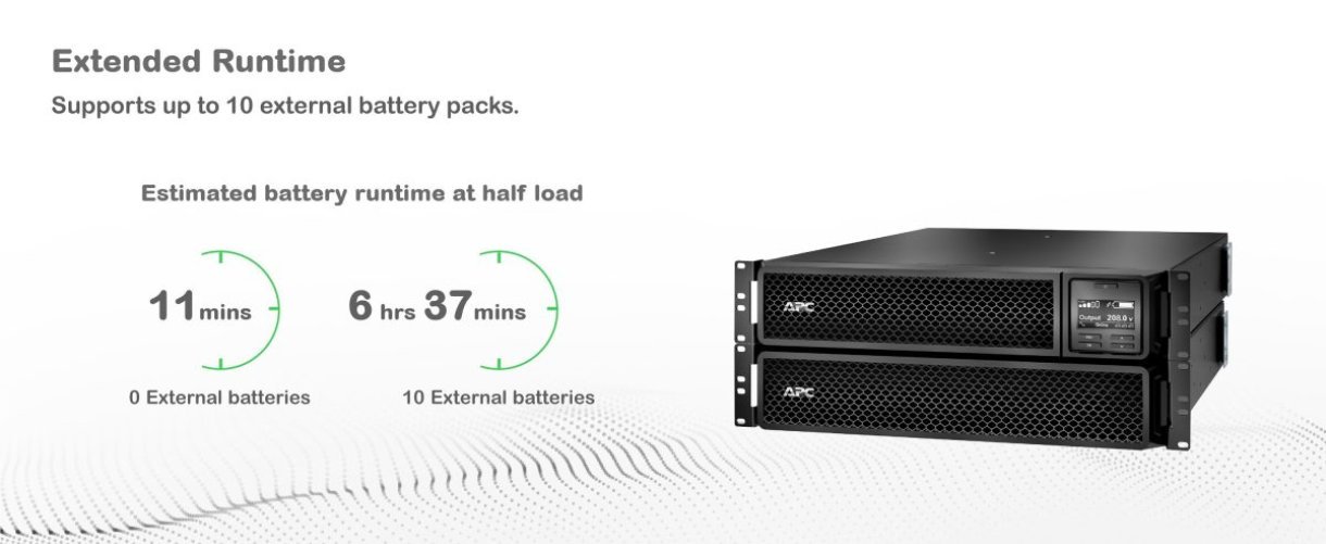 APC by Schneider Electric Smart UPS 3000VA TAA SRT3000RMXLT-NCUS