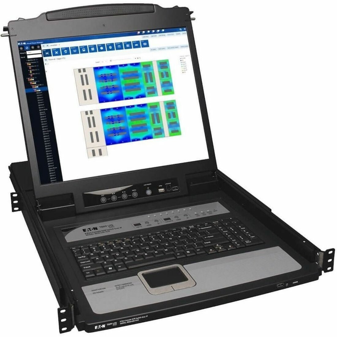 Eaton 8PT Rack IP KVM 1URM B022-U08-IP