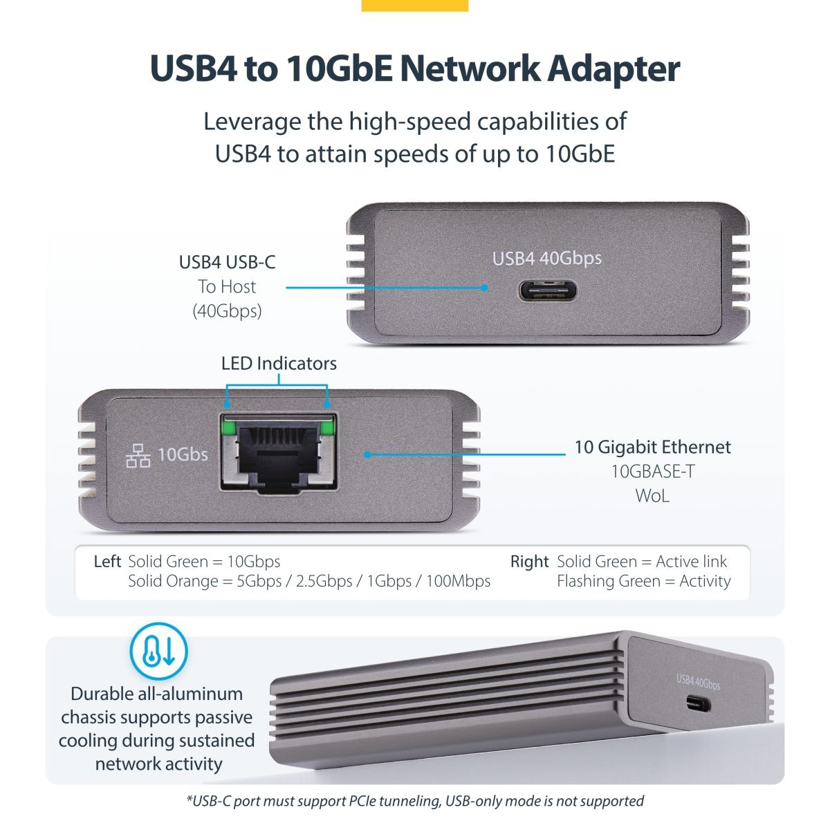 Startech.com USB4 to Ethernet Adapter