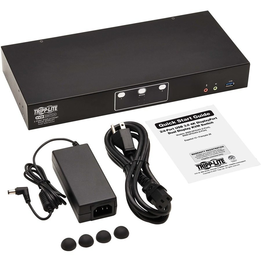 Eaton DISPLAYPORT KVM SWITCH 2 PORT B006-DP2UA2