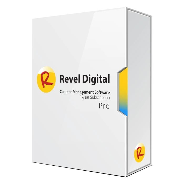 ViewSonic SW-091 - Revel Digital CMS, Pro Subscription Plan License Key for 12 Months (1 Year) one