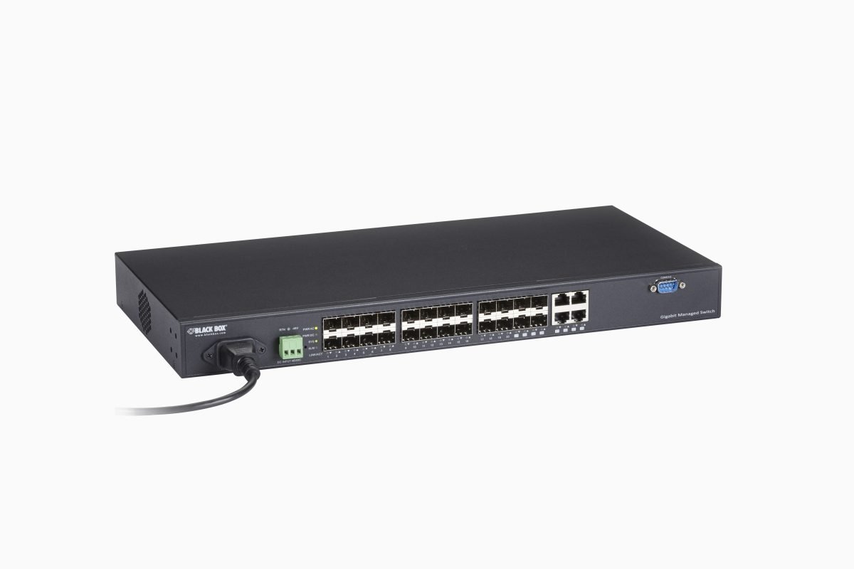 Black Box Corporation 24PT Gb MGD SWT SFP LGB5124A-R2